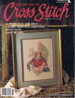   of Cross Stitch November 1989 American Santa; D Morgan Santa Letter