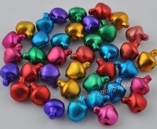   Mixed color Christmas Ornaments Jingle Bells Beads Charms Findings 8mm
