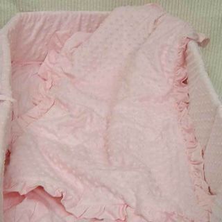 Heavenly Soft Solid Pink Baby Cradle Bedding by American Baby