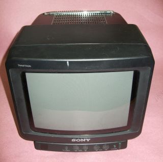   KV 8AD10 Television 8 Diagonal Picture Color Video Monitor CRT