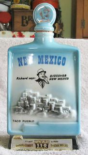 1968 Jim Beam Whiskey New Mexico Richard says Discover New Mexico 