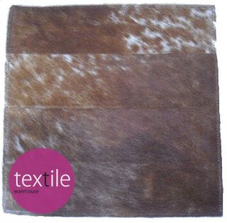 Real Leather Jersey Cow Hide Cushion Cover 30X30 cm