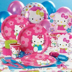 HELLO KITTY FLOWER FUN PARTY SUPPLIES ~ You Create Your Own Set ~ YOU 