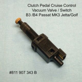 VW B4 Passat MK3 Jetta Golf Cruise Control Clutch Pedal Vacuum Switch 