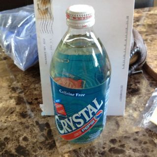 Crystal Pepsi 16 oz. Glass Bottle Aluminum Cap Mint Condition