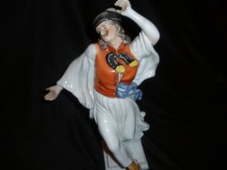 Herend Large Hungarian Folk Dancer Gypsy Man Figurine 5490