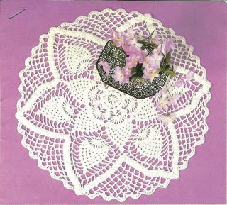   Order Design 546 Crocheted Tablecloth/Cen​terpiece Pineapple Pattern