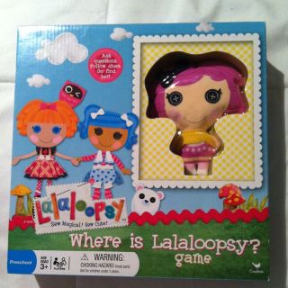 Lalaloopsy Where is Lalalooosy? Board Game New Release New HTF