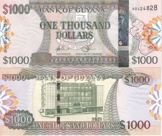   1000 Dollars Banknote World Money Currency South America BILL 2011