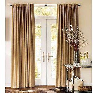   Barn FINN Lined OAT Everyday SUEDE Drapes Panels Curtains 50X84 NEW