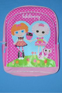 LALALOOPSY Backpack 16 School Bag TOTE Full Size JEWEL SPARKLES