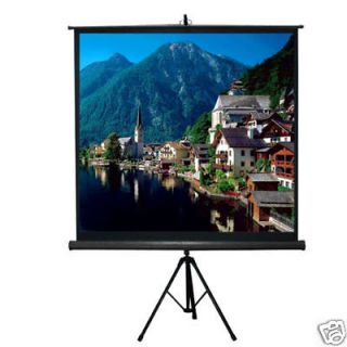   Tripod Projection Screen   84 X 84 11   Projector Home Movie