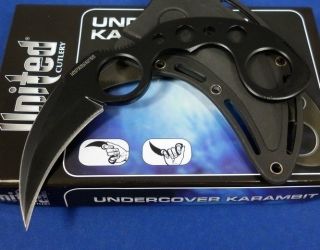 United Cutlery Black Undercover Karambit Knife New