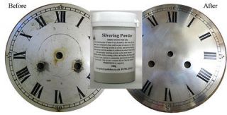 Clock Dial Silvering Powder 50g & Free Finishing Powder