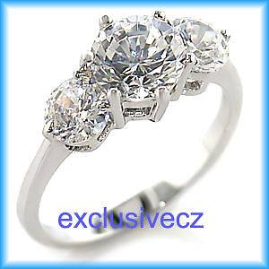   Party~~2.5 Carats~~~Size 7~~~White Gold Plated 18K GP CZ Wedding RING