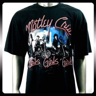 Motley Crue American Heavy Metal Rock T shirt Sz XL Men Punk