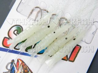 1pack #17 LuRE sOFT BAITS Fishing Glow Shrimps Sabiki Lure