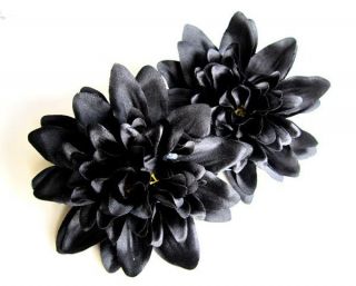 2X Artificial Silk Dahlia Flower Heads 4 for Home Wedding decoration 
