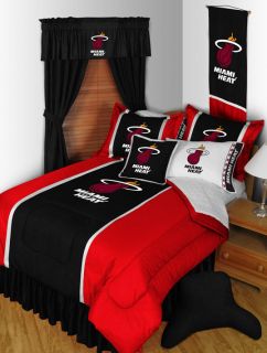 NBA MIAMI HEAT SL (3) Piece Comforter Bed Set