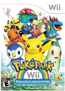 PokéPark Wii Pikachus Adventure (Wii, 2010) With Booklet