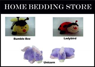 Large Pet Pillow Soft Cushion Unicorn, Bumble Bee, LadyBird Cuddle 