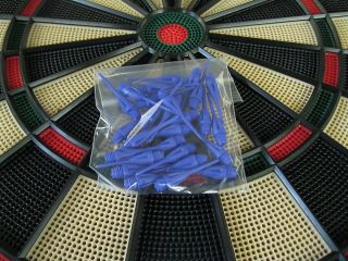   NEW BLUE Dimpled DART TIPS for All Electronic Dart Boards 1/4 Thread