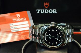 Rolex Tudor TU56010N/BR.​D DayDate Diamond black dial NEW WITH TAGS 