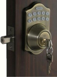   Digital Keyless Electronic Deadbolt Door Lock AB E 910 Touchpad Code