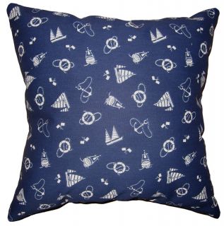 Anchors Away Nautical Themed Lumbar or Square Decorative Throw Pillow