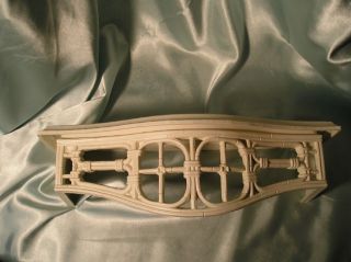 WHITE HOMCO WALL SHELF DECOR/BED CROWN~Shabby~C​ottage~Chic~Co 