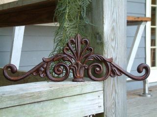Antique Cast Iron Architectural Fence Toppers Finials Set of 2