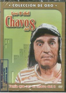 DVD LOS 8 DEL CHAVO DEL 8 TENIA QUE SER EL CHAVO DEL 8 + EXTRAS SEALED 