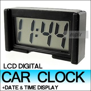 LCD DIGITAL CAR CLOCK DASHBOARD DESK DATE TIME HM050 D
