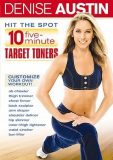 Denise Austin   Hit the Spot 10 Five Minute Target Toners (DVD, 2007)