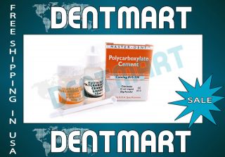 Master Dent Polycarboxylat​e Cement Kit Dental Supplies DENTMART