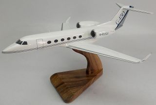 450 Gulfstream G450 Airplane Desktop Wood Model Small
