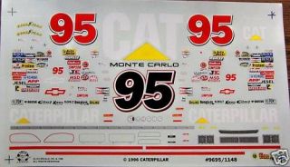 95 David Green Caterpillar Chevy Monte Carlo 1996 BGN