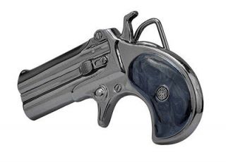 Nickle Derringer Handgun Belt Buckle Pistol Weapon Gun Revolver