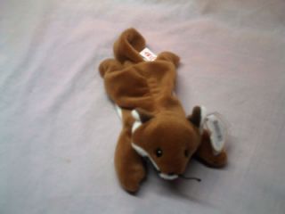 Collectible FOX Ty Beanie Babies Baby SLY 1996 Rare Retired Soft brown 