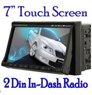 LCD Dual 2 Din Car Stereo Audio DVD  4 Player Radio Tuner USB SD 