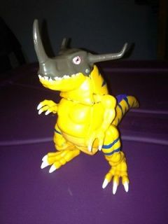 Digimon Digivolving Greymon to Metalgreymon Figure