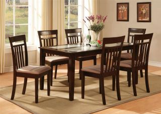 PC DINING ROOM DINETTE KITCHEN SET TABLE AND 6 CHAIRS