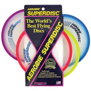 AEROBIE SUPER DISC FLYING DISC FRISBEE  4 COLOURS AVAILABLE