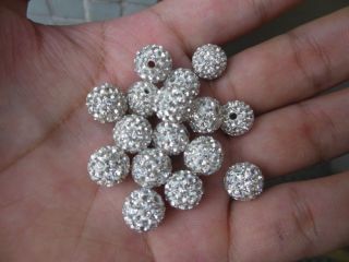 Wholesale Clay Crystal Disco Ball Beads for Shamballa Bracelet 8mm 