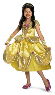Girls Disney Princess Belle Dress Costume