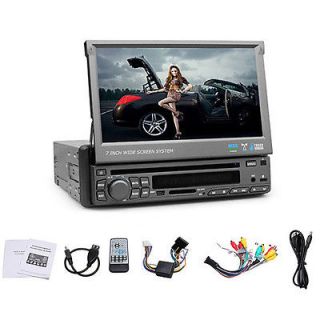 Newly listed 7 Inch Flip Digital Touch Screen 1 Din Car DVD CD Player 