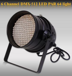 DJ LIGHT 177 LED 6CH STAGE LIGHTING EFFECT PAR 64 DMX RGB HOME PARTY 