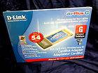 DLINK D LINK DWL G650 2 4 GHz Wireless Card PCMCIA AirPlus XtremeG 