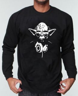 YODA DJ Sweatshirt Jumper Starwars Sweater Star Wars JEDI Mens Womens