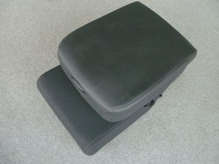 Dodge Ram black front middle seat center console w/storage bin